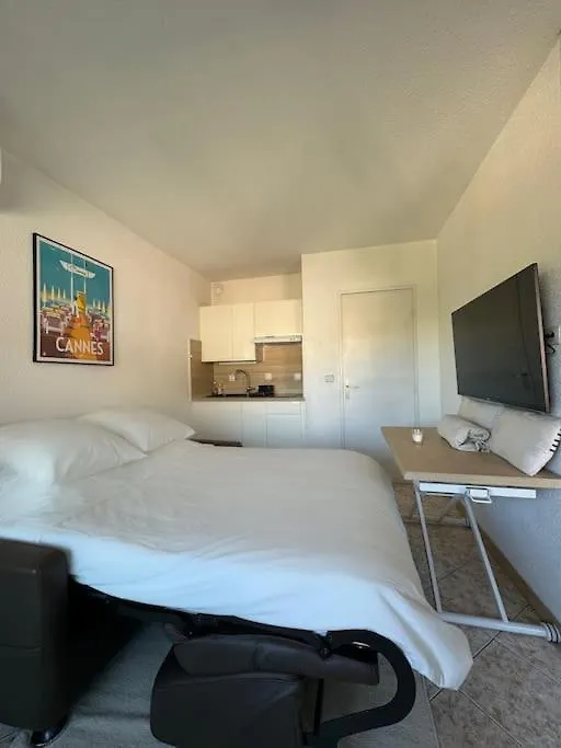 Superbe Appartement Avec Terrasse, 5 Minutes Croisette Cannes Francia